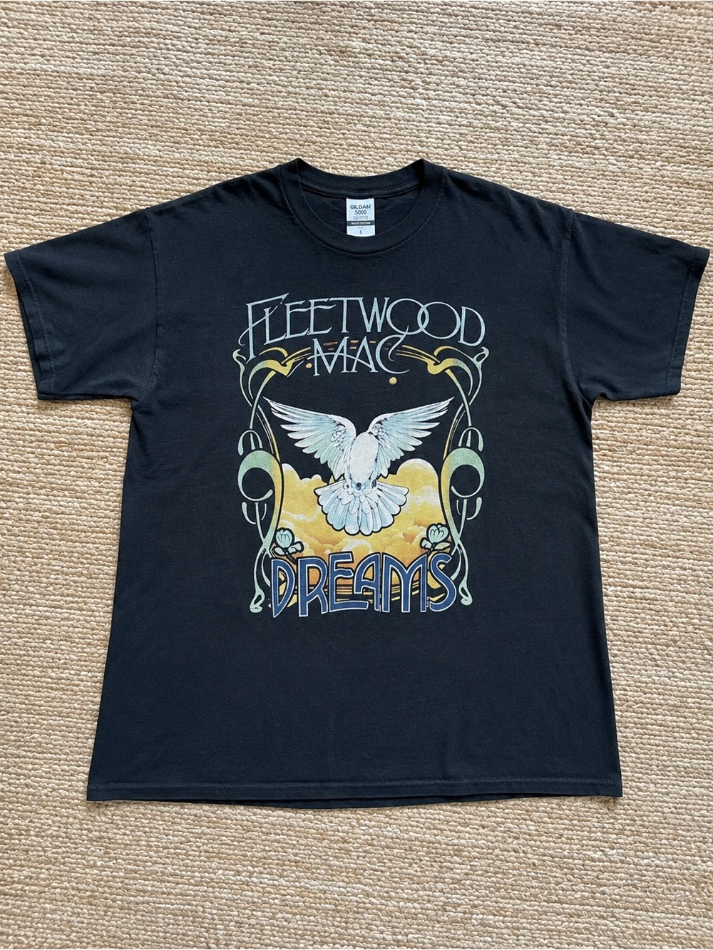 Fleetwood Mac 'Dreams' Black Graphic T-shirt